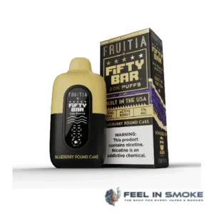Blueberry Pound Cake - Fifty Bar X Fruitia 20K Puffs