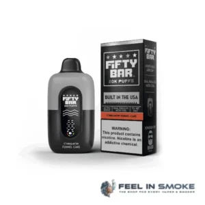 Cinnamon Funnel Cake - Fifty Bar 20K Puffs - (Black Series)