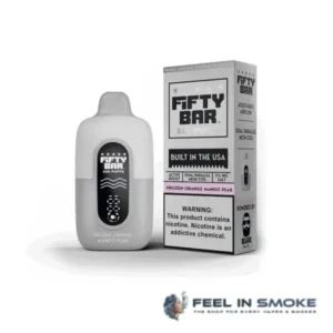 Frozen Orange Mango Pear - Fifty Bar 20K Puffs - (White Series)
