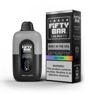 Milky Loops - Fifty Bar 20K Puffs - (Black Series)