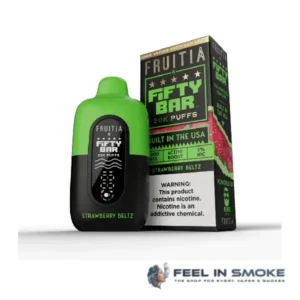 Strawberry Beltz - Fifty Bar X Fruitia 20K Puffs