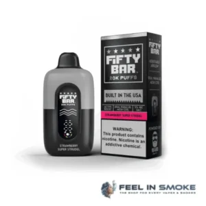 Strawberry Super Strudel - Fifty Bar 20K Puffs - (Black Series)