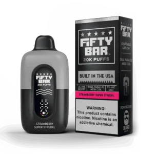 Strawberry Super Strudel - Fifty Bar 20K Puffs - (Black Series)