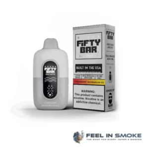 Strawberry Watermelon Ice - Fifty Bar 20K Puffs - (White Series)